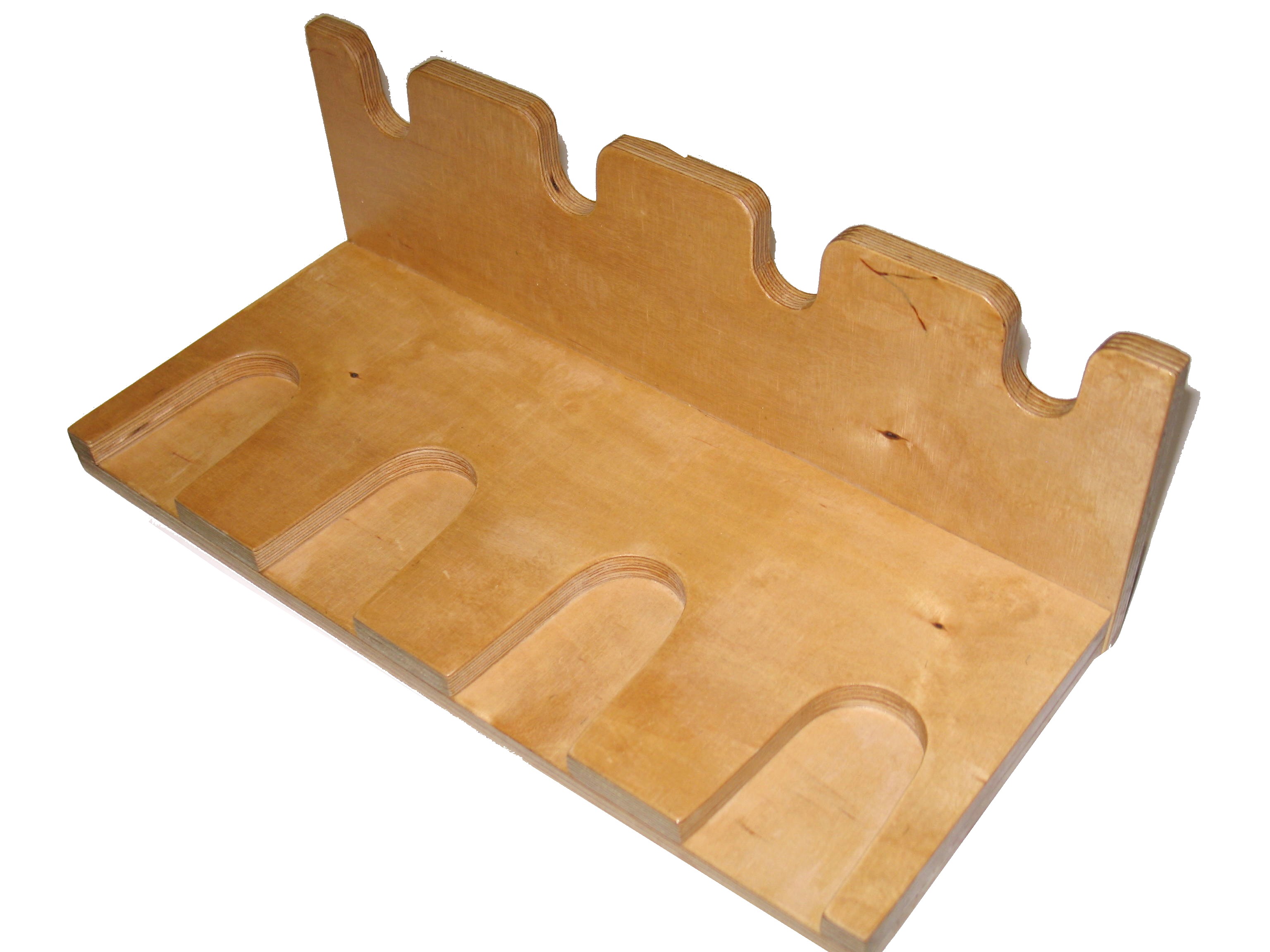 Senza marca supporto in legno x 4 armi corte 